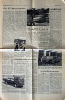 Goliath "Presse Spiegel" Goliathfactory Magazine 1959 (2658)